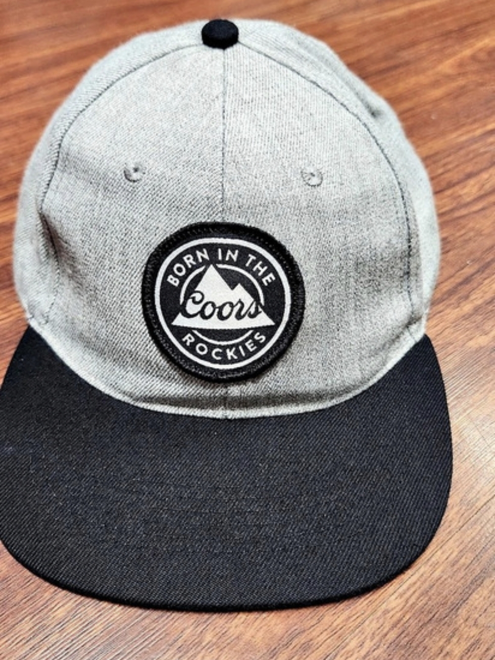 Coors Gray & Black Snapback Hat